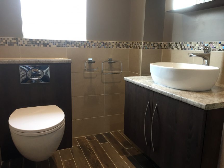 Brown Bathroom