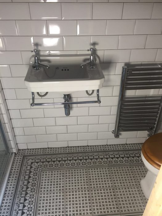 Tiled Sink