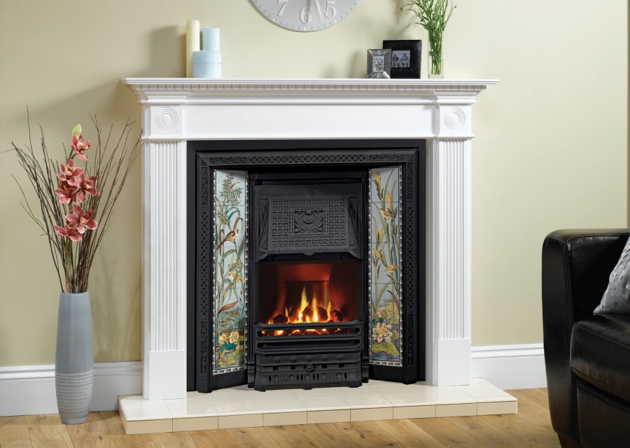 Victorian Tiled Convector Gas Fire