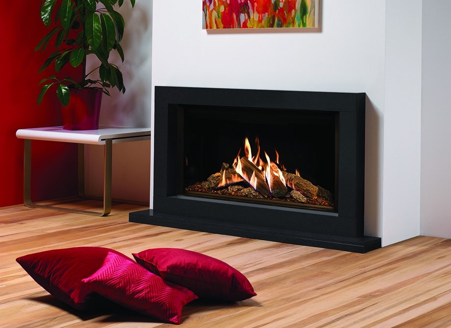 Reflex 105 With Echo Flame Black Glass Lining With Sorrento In Graphite Granite