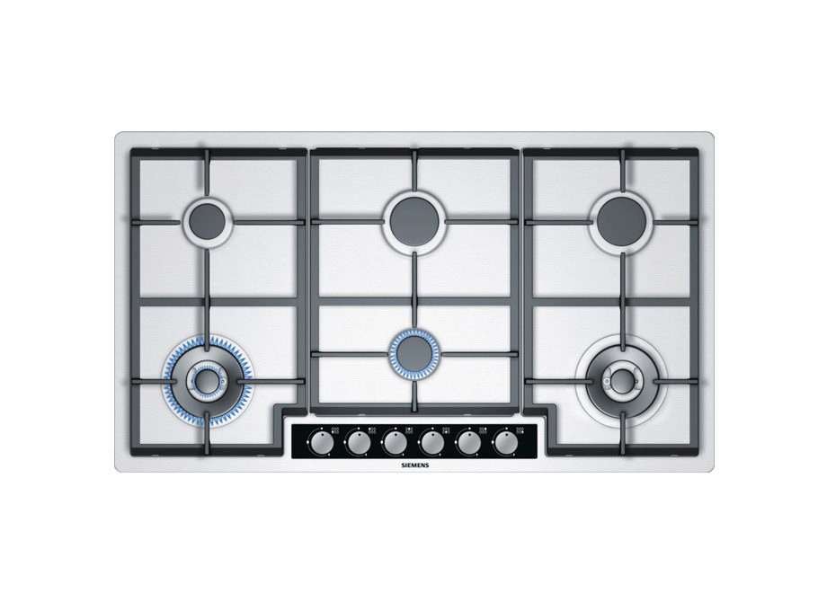 Siemens I Q500 90Cm Gas Hob With Dishwashable Cast Iron Supports