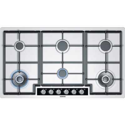 Siemens I Q500 90Cm Gas Hob With Dishwashable Cast Iron Supports